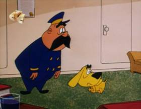 Screenshots from the 1963 Walter Lantz cartoon Stowaway Woody