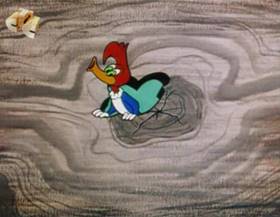 Screenshots from the 1963 Walter Lantz cartoon Stowaway Woody