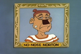 Screenshots from the 1963 Walter Lantz cartoon Hi-Seas Hi-Jacker