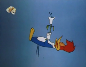Screenshots from the 1963 Walter Lantz cartoon Coy Decoy