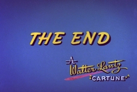 Screenshots from the 1963 Walter Lantz cartoon Goose in the Rough