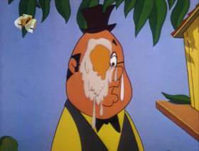 Screenshots from the 1963 Walter Lantz cartoon The Tenant