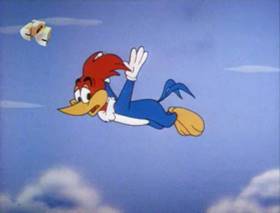 Screenshots from the 1963 Walter Lantz cartoon The Tenant