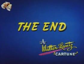 Screenshots from the 1963 Walter Lantz cartoon The Tenant