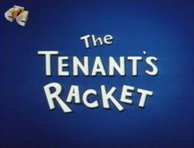 Screenshots from the 1963 Walter Lantz cartoon The Tenant
