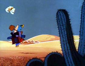 Screenshots from the 1963 Walter Lantz cartoon Tepee for Two