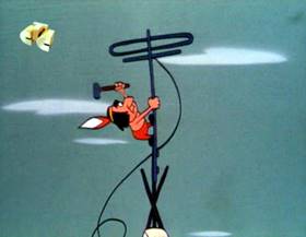 Screenshots from the 1963 Walter Lantz cartoon Tepee for Two