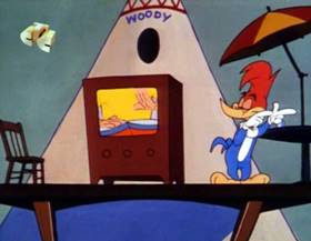 Screenshots from the 1963 Walter Lantz cartoon Tepee for Two