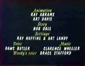 Screenshots from the 1963 Walter Lantz cartoon Tepee for Two