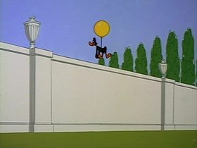 Screenshots from the 1963 Warner Bros. cartoon Fast Buck Duck