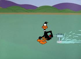 Screenshots from the 1963 Warner Bros. cartoon The Million Hare