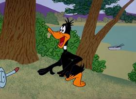 Screenshots from the 1963 Warner Bros. cartoon The Million Hare