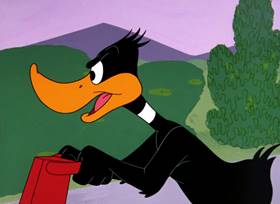 Screenshots from the 1963 Warner Bros. cartoon The Million Hare