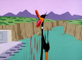 Screenshots from the 1963 Warner Bros. cartoon The Million Hare