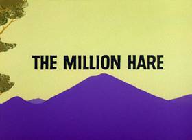 Screenshots from the 1963 Warner Bros. cartoon The Million Hare