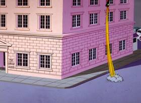 Screenshots from the 1963 Warner Bros. cartoon The Million Hare