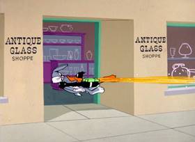 Screenshots from the 1963 Warner Bros. cartoon The Million Hare