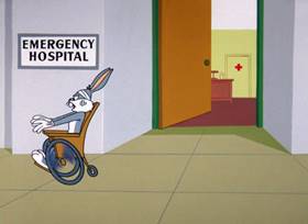 Screenshots from the 1963 Warner Bros. cartoon The Million Hare