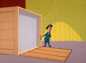 Screenshots from the 1963 Warner Bros. cartoon The Million Hare