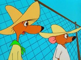 Screenshots from the 1963 Warner Bros. cartoon Chili Weather