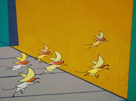Screenshots from the 1963 Warner Bros. cartoon Chili Weather