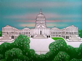 Screenshots from the 1963 Warner Bros. cartoon The Unmentionables