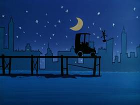 Screenshots from the 1963 Warner Bros. cartoon The Unmentionables