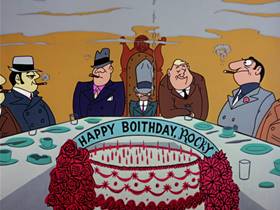 Screenshots from the 1963 Warner Bros. cartoon The Unmentionables