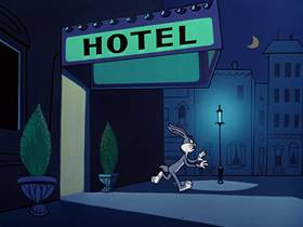 Screenshots from the 1963 Warner Bros. cartoon The Unmentionables