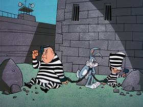 Screenshots from the 1963 Warner Bros. cartoon The Unmentionables