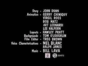 Screenshots from the 1963 Warner Bros. cartoon The Unmentionables