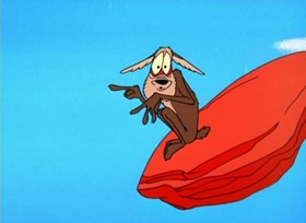 Screenshots from the 1963 Warner Bros. cartoon To Beep or Not To Beep