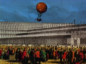 Screenshots from the 1964 Disney cartoon Disneyland Goes to the World