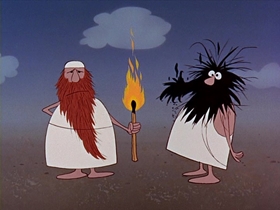 Screenshots from the 1964 Disney cartoon Disneyland Goes to the World