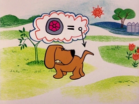 Screenshots from the 1964 Warner Bros. cartoon Bartholomew Versus the Wheel