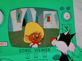 Screenshots from the 1964 Warner Bros. cartoon Nuts and Volts