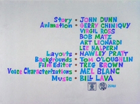 Screenshots from the 1964 Warner Bros. cartoon Nuts and Volts