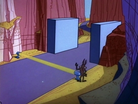 Screenshots from the 1964 Warner Bros. cartoon War and Pieces