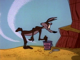 Screenshots from the 1964 Warner Bros. cartoon War and Pieces