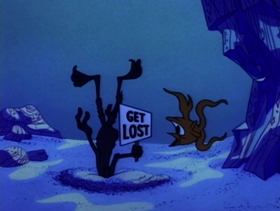 Screenshots from the 1964 Warner Bros. cartoon War and Pieces