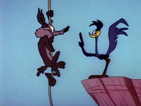 Screenshots from the 1964 Warner Bros. cartoon War and Pieces