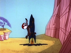 Screenshots from the 1964 Warner Bros. cartoon War and Pieces