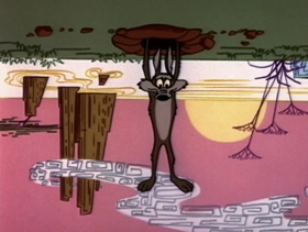 Screenshots from the 1964 Warner Bros. cartoon War and Pieces