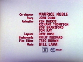 Screenshots from the 1964 Warner Bros. cartoon War and Pieces