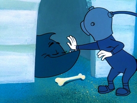 Screenshots from the 1964 Warner Bros. cartoon Hawaiian Aye Aye