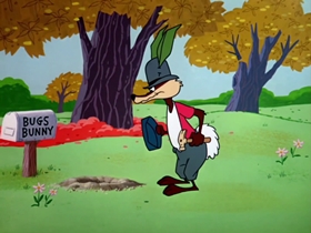 Screenshots from the 1964 Warner Bros. cartoon False Hare