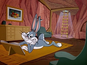 Screenshots from the 1964 Warner Bros. cartoon False Hare