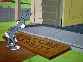 Screenshots from the 1964 Warner Bros. cartoon False Hare