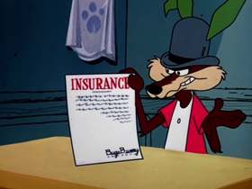 Screenshots from the 1964 Warner Bros. cartoon False Hare