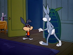 Screenshots from the 1964 Warner Bros. cartoon False Hare